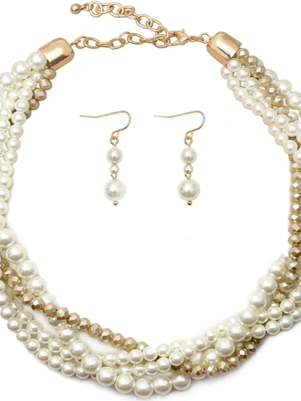 Gold Statement Necklace Costume Jewelry Sets for Women,Aesthetic collar Necklace